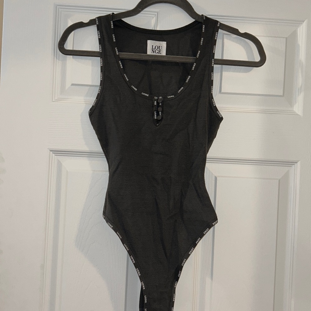 Lounge bodysuit in grey size small